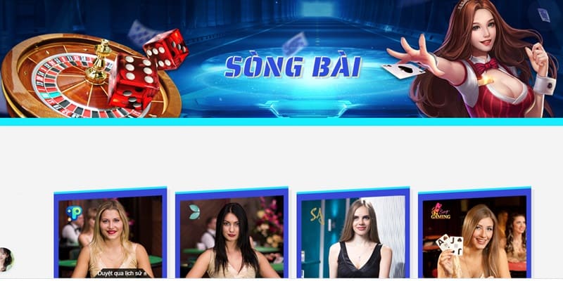 Sảnh casino quy tụ nhiều tựa game nổi tiếng