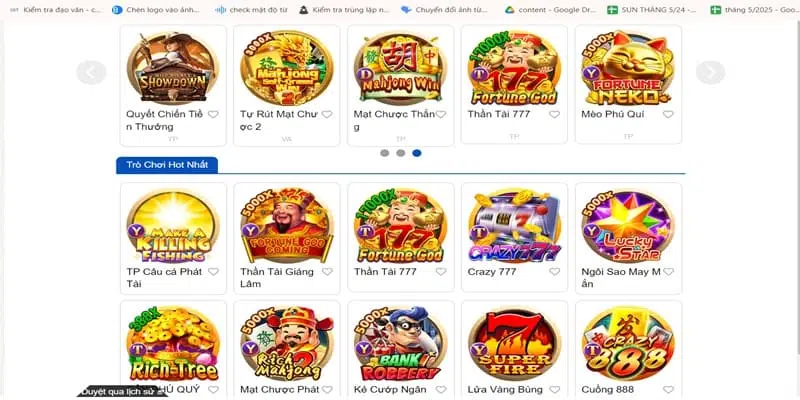 Nổ hũ là sảnh game hấp dẫn với hàng ngàn tựa game