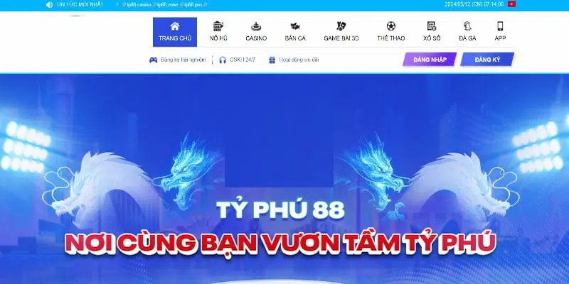 TP88 là game casino đầy đủ các phiên bản TP88 phổ biến